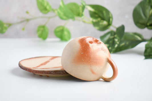 bizen coffee cup and saucer