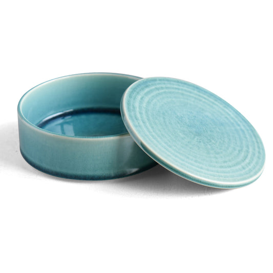 Hyo Blue Covered Bowl