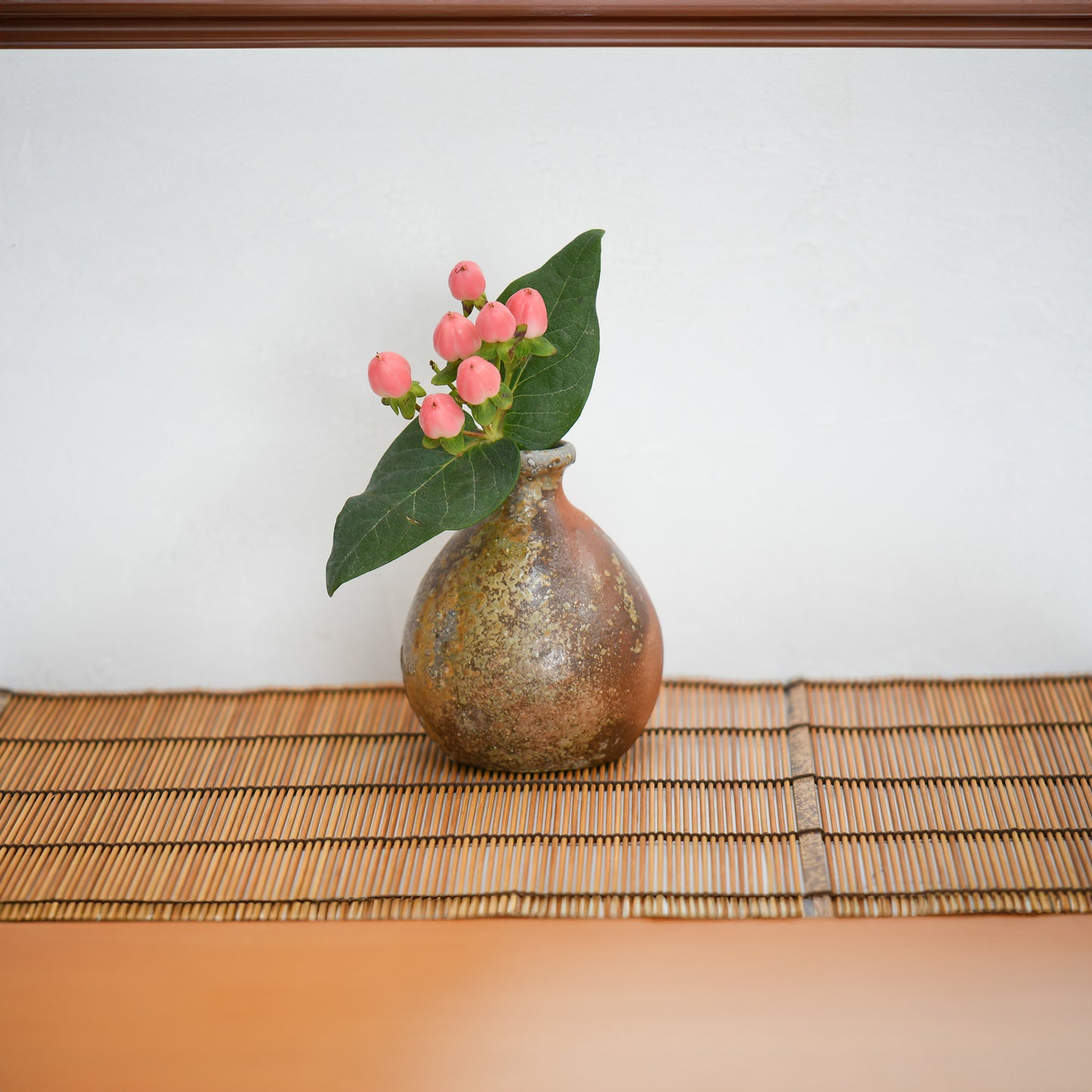 Fuga Brown Bizen Sake Carafe
