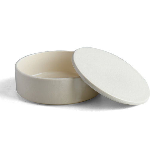 Hyo White Covered Bowl