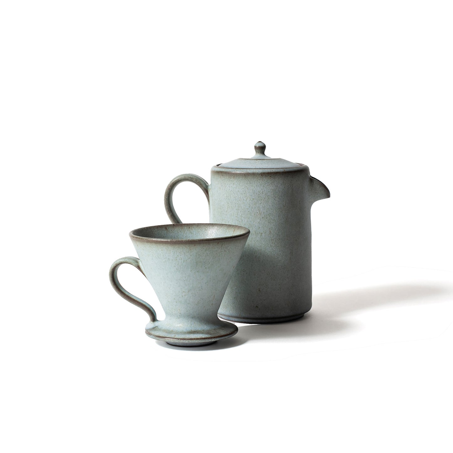 Kanade Matte Blue Coffee Dripper Set