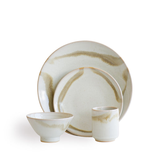 Michinoku 4-pcs Dinnerware Set | Japanese Tableware