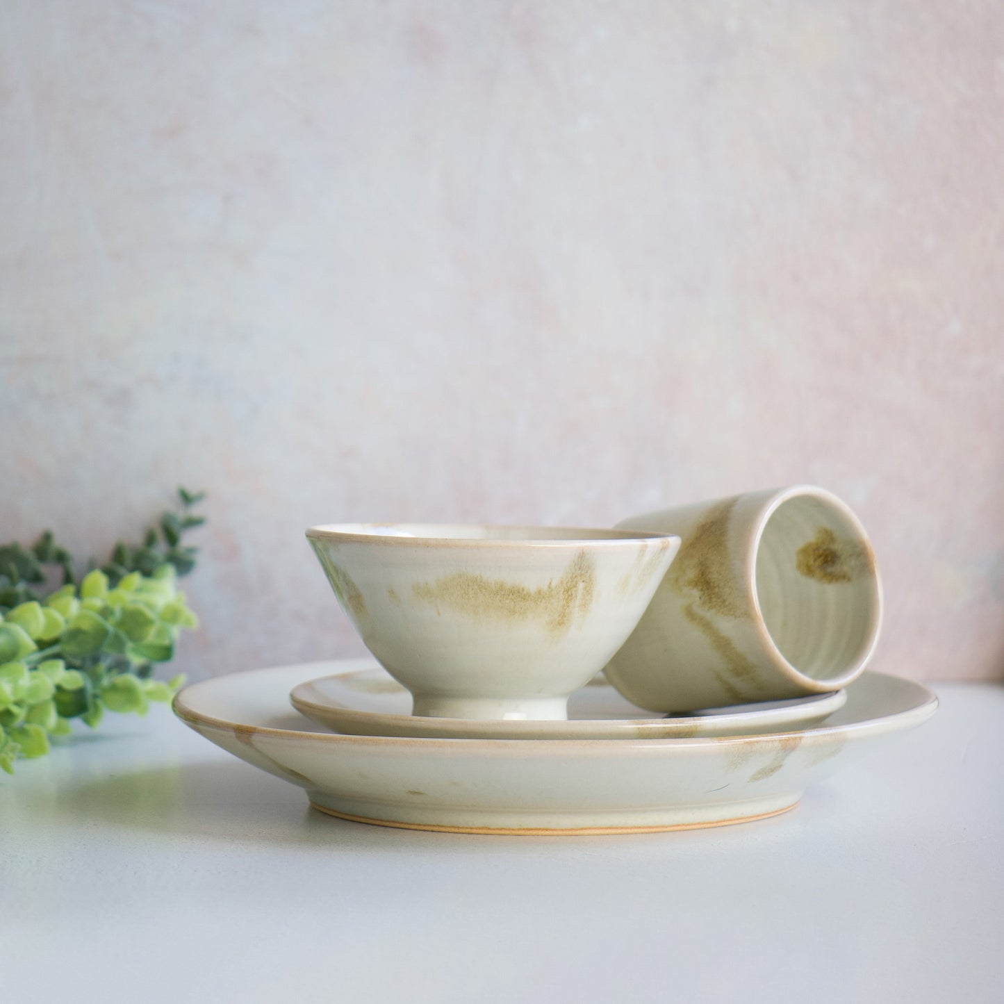 Michinoku 4-pcs Dinnerware Set | Japanese Tableware