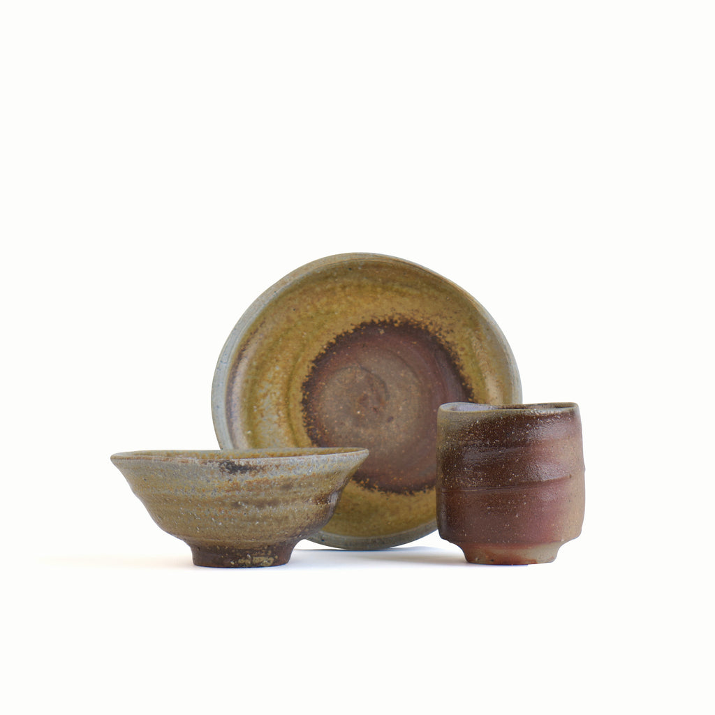 Yohen Dinnerware Set #3 | Bizen Tableware Pottery