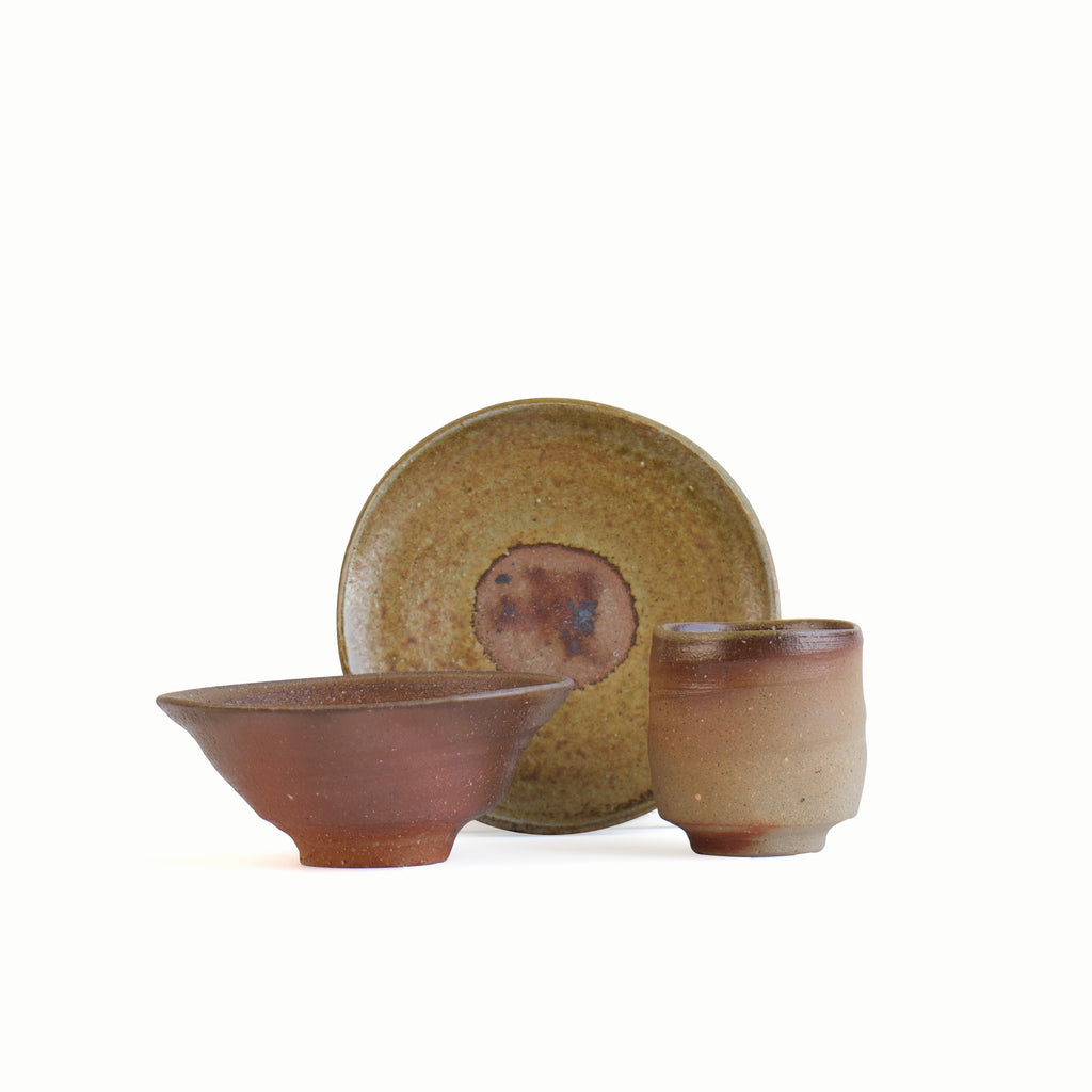 Yohen Dinnerware Set #4 | Bizen Tableware Pottery