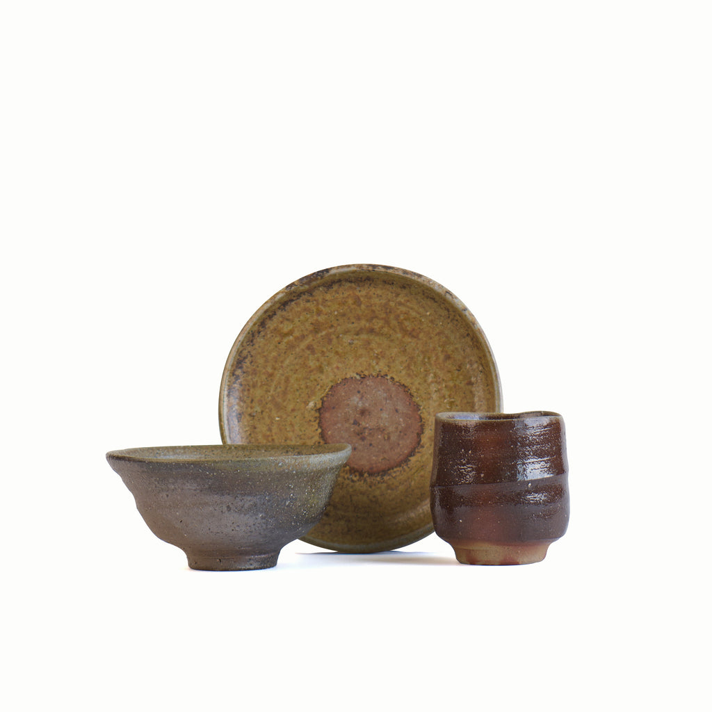 Yohen Dinnerware Set #6 | Bizen Tableware Pottery