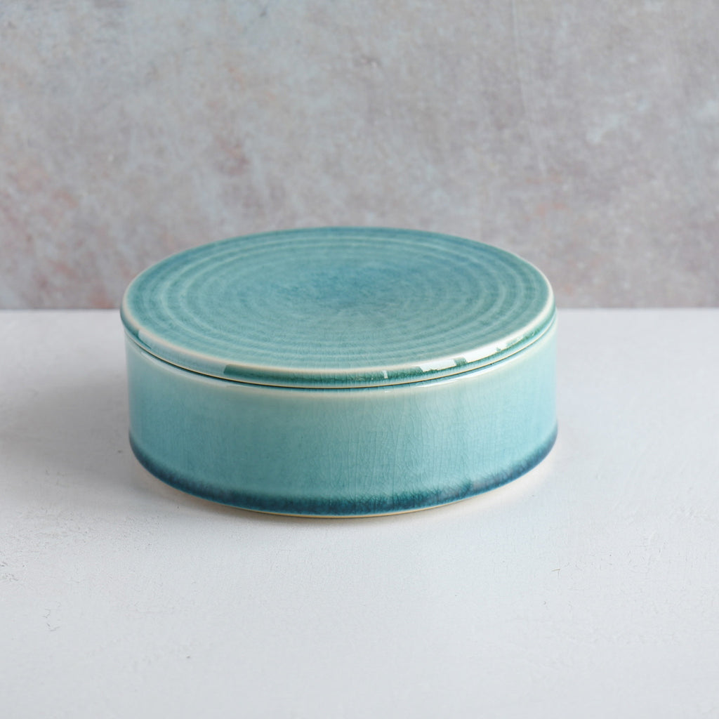 Hyo Blue Covered Bowl | Elegant Japanese Tableware
