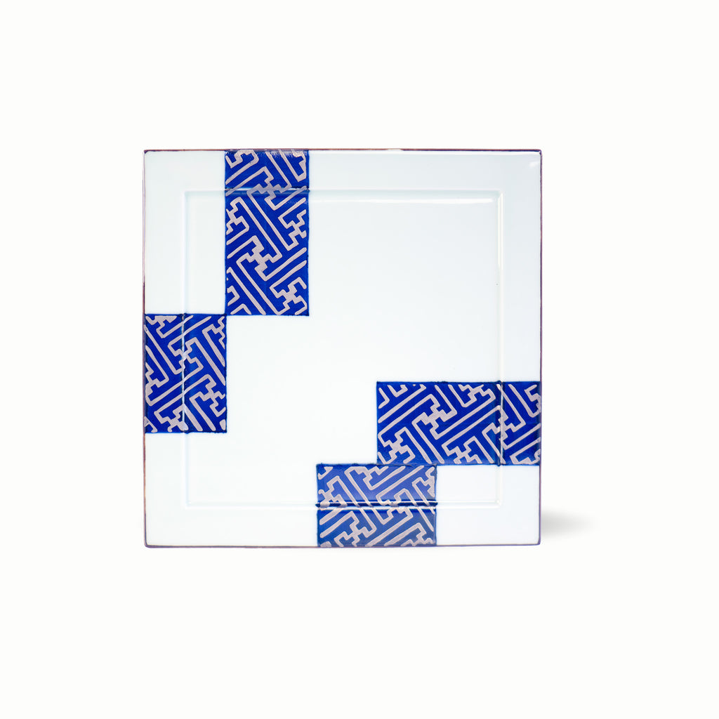 Ginsai Square Flat Plate | Modern Japanese Ceramics
