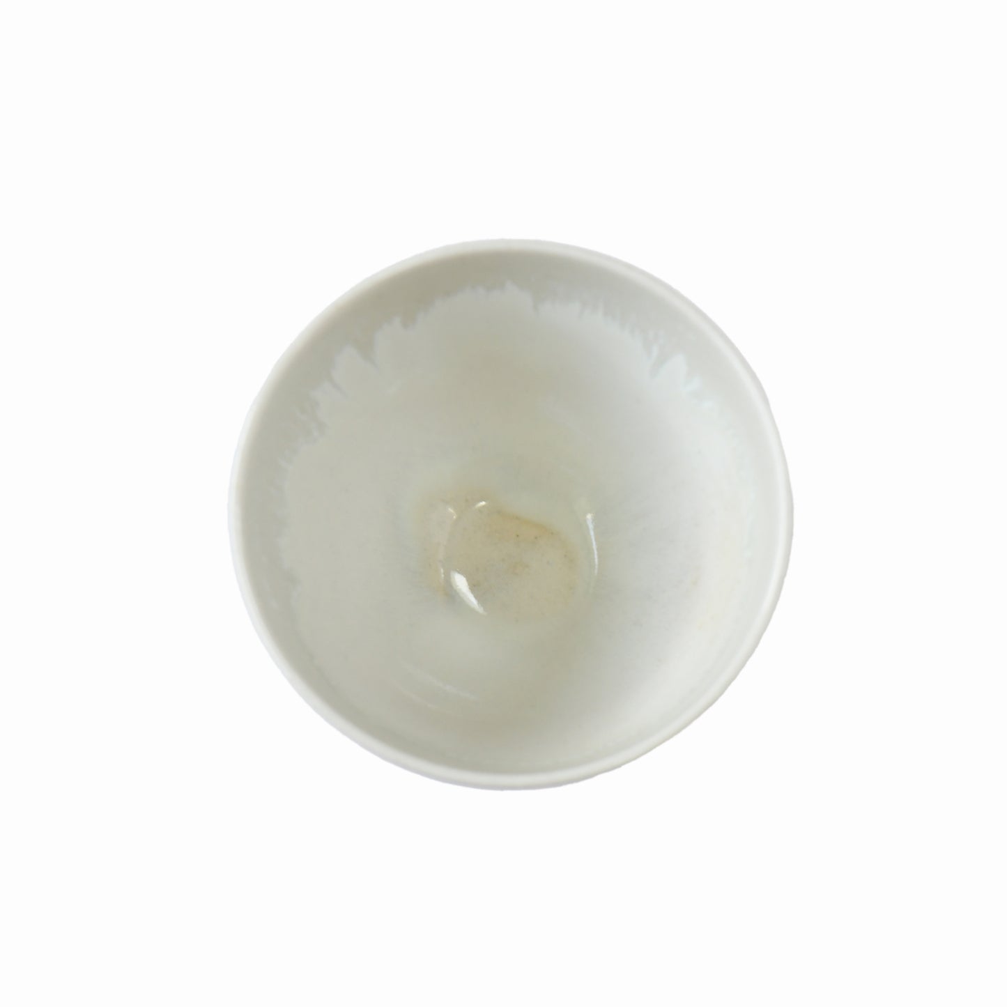 Hakusei Frosted White Matcha Bowl by Shinko Kiln