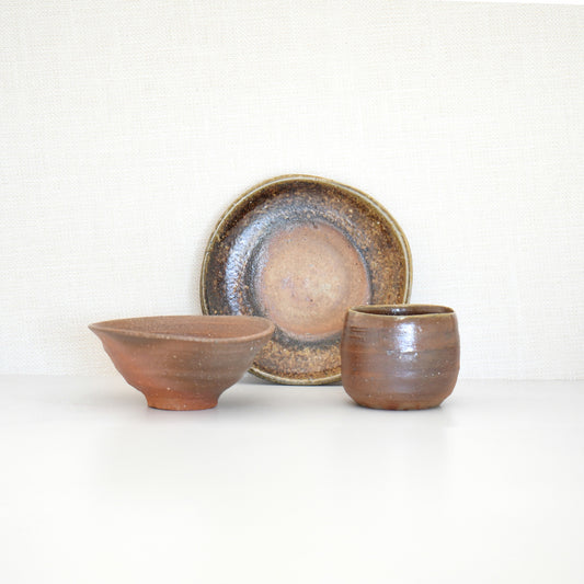 Yohen Dinnerware Set #7 | Bizen Tableware Pottery