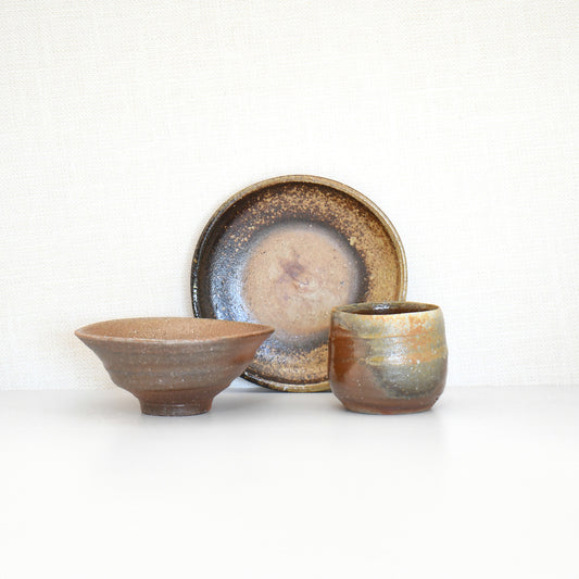 Yohen Dinnerware Set #9 | Bizen Tableware Pottery