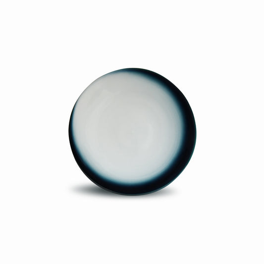 Suigetu White Dinner Plate by Yoshito Takenishi