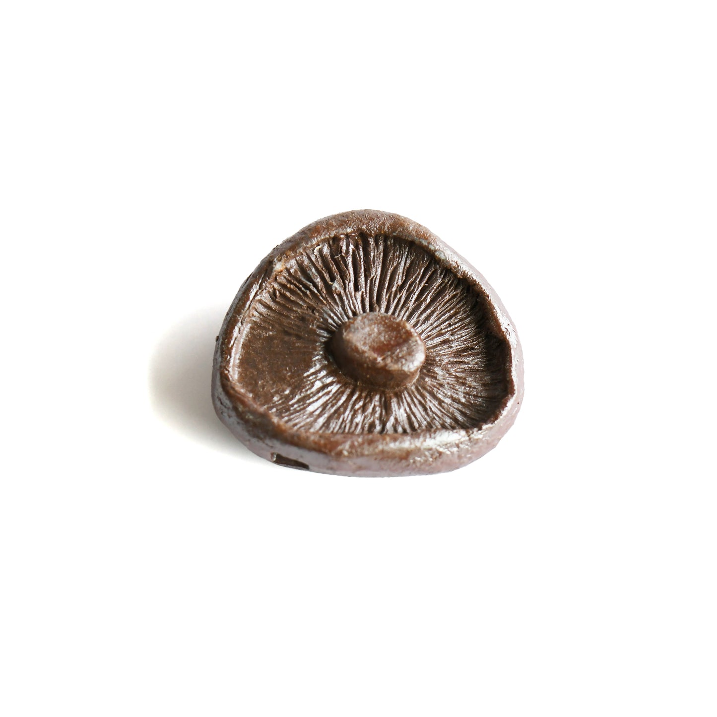 Handmade Bizen shiitake chopstick rest by Masato Miura