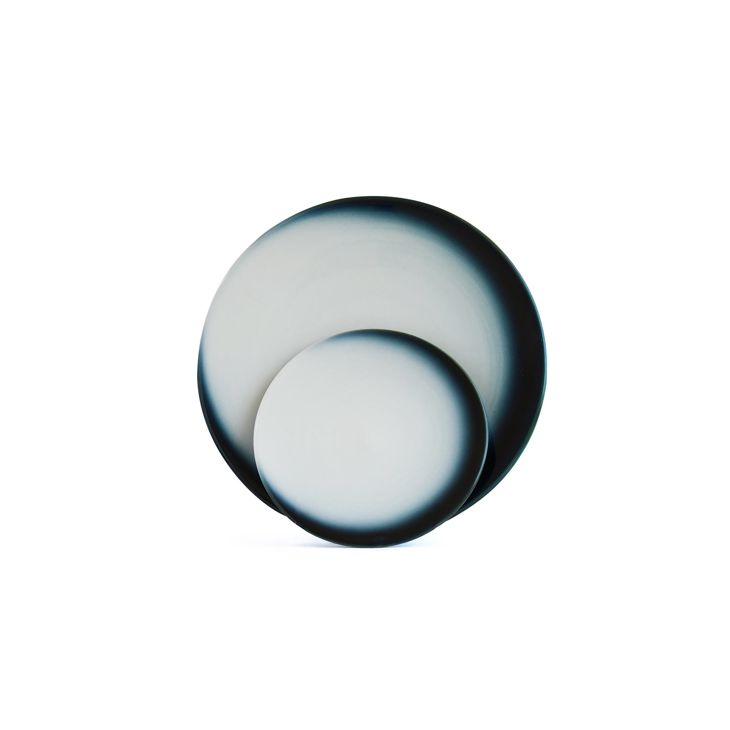 Suigetu White Dinner Plate by Yoshito Takenishi