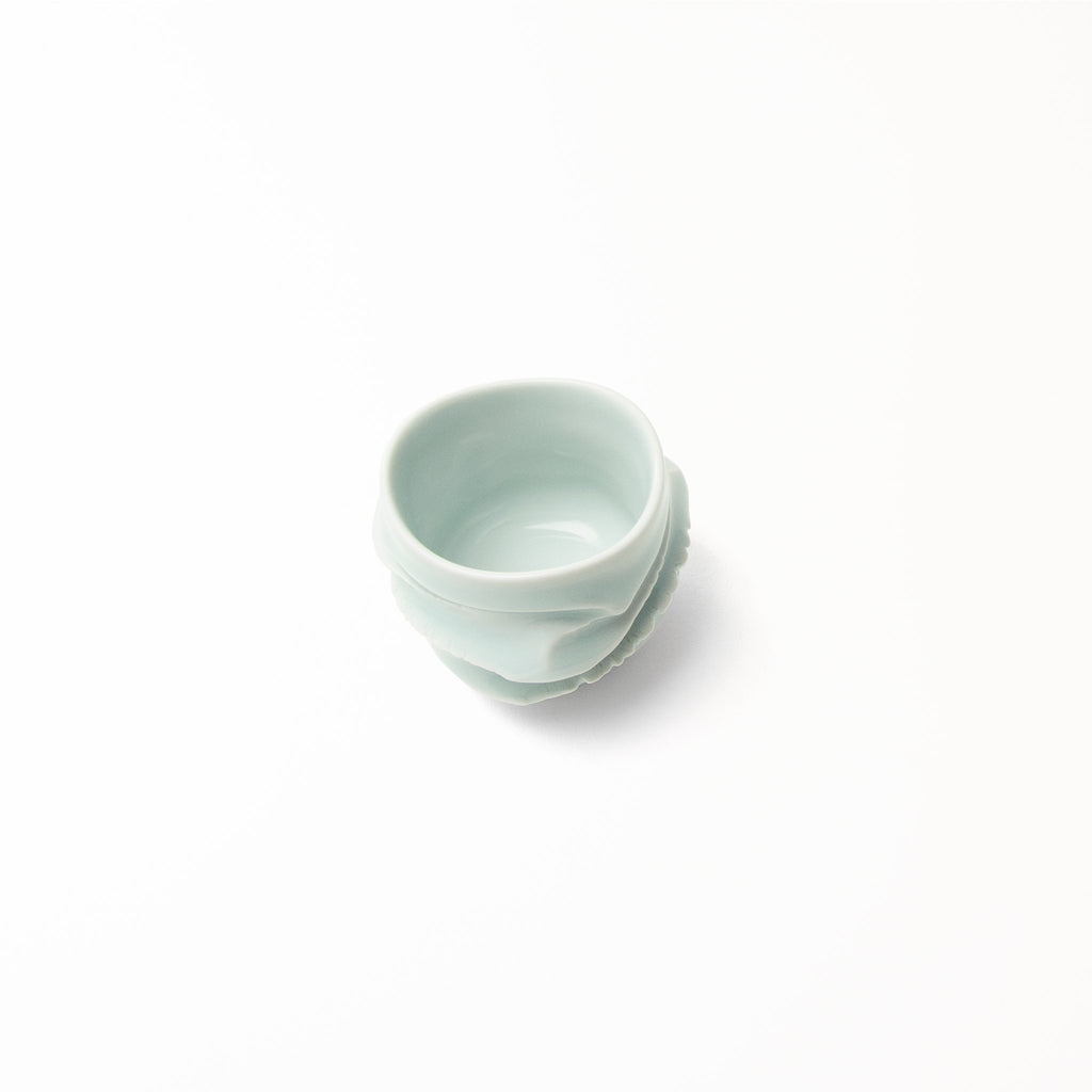 Sake cup made in Japan Gladdy’s Sounds organic circular smooth rim