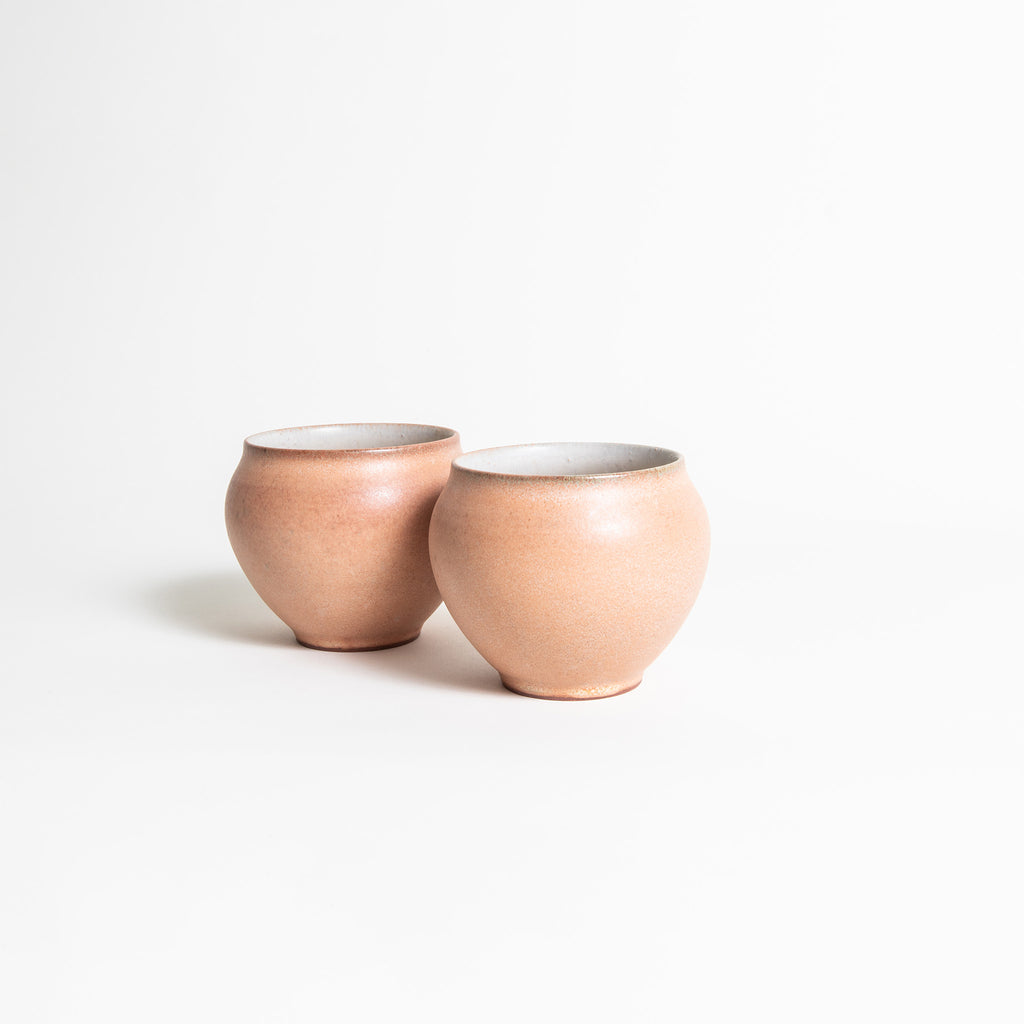 Momo pink dessert cup set | Modern Japanese Ceramics