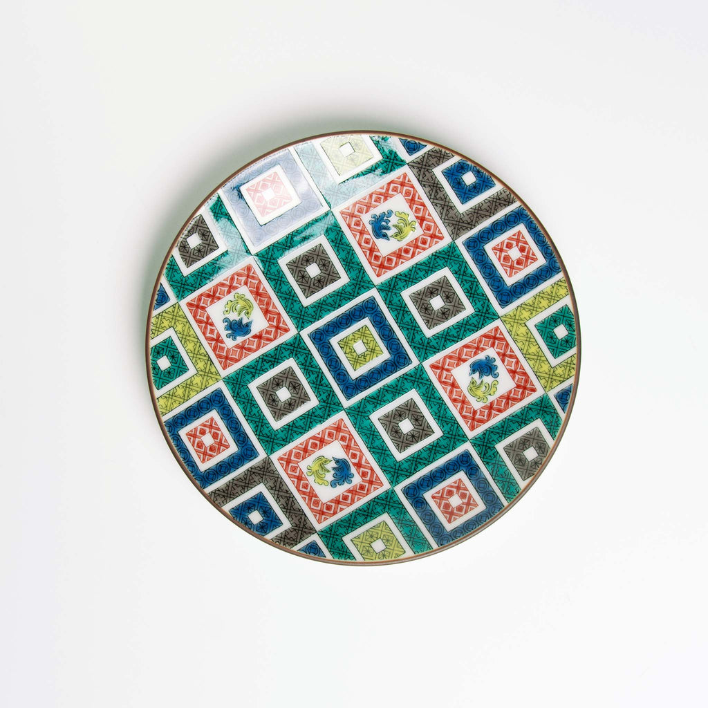 Ishidatami Accent Plate | Kutani Collection | Japanese Ceramics