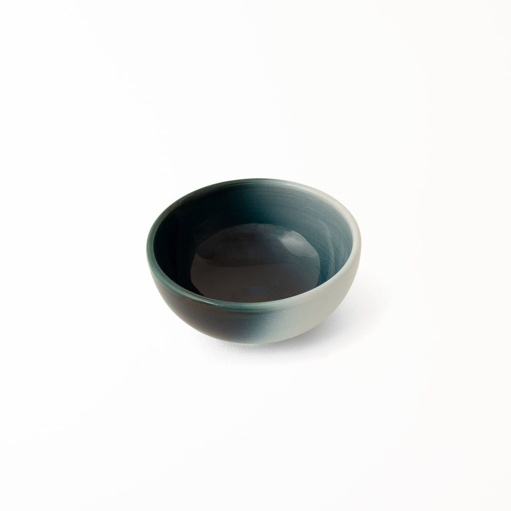 Modern Japanese ceramic blue and white Seto Blue Bowl 